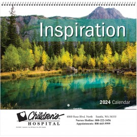 lnspiration Wall Calendar - Spiral: 2024 Custom Printed