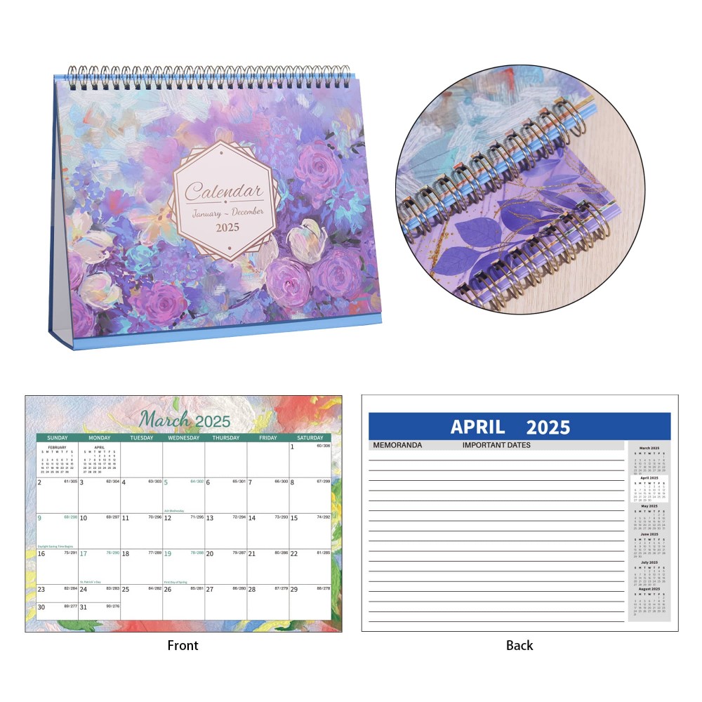 Custom Imprinted Premium Desktop Calendar 2025 Custom Imprinted Premium Desktop Calendar 2025