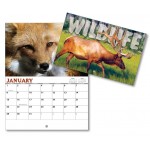 13 Month Mini Custom Photo Appointment Wall Calendar - WILDLIFE Logo Printed