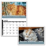 Promote.Pet Spotlight Classic 2-Photo/12-Month Wall Calendar Custom Printed