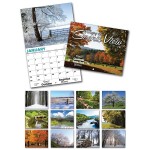 Logo Printed 13 Month Custom Appointment Wall Calendar - SCENIC VIEW