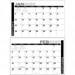 Personalized RWD 2024 Calendar Pad Black/Gray