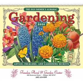 The Old Farmer's Almanac Gardening: 2026 Spiral Bound Custom Printed