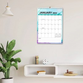 Logo Printed 2024 Jumbo Annual Wall Calendar