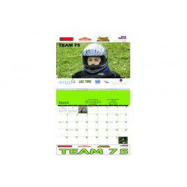 Full-Color Custom Cover Wall Calendar w/Ad Lip Custom Printed