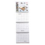 4 Panel Wall Calendar (3 Month-At-A-Glance) Custom Printed