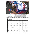 Custom Imprinted Spotlight Wire-bound 1-Photo/12-Month Wall Calendar