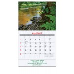 Waterways Monthly Wall Calendar w/Stapled (10 5/8"x18") Custom Printed