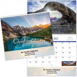 Custom Imprinted Christian Grace Spiral Wall Calendar