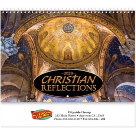 Personalized Full Color Christian Reflections Spiral Wall Cal