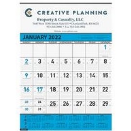 Logo Printed Contractor Custom Calendar w/2 Color Imprint (18"x25")  Logo Printed Contractor Custom Calendar w/2 Color Imprint (18"x25")