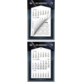 Poster Calendar With 3 Month At A Glance Pad (13''X 19'') Logo Printed  Poster Calendar With 3 Month At A Glance Pad (13