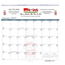 Logo Printed Full-Color Custom Wall Calendar (12" X 12")  Logo Printed Full-Color Custom Wall Calendar (12" X 12")