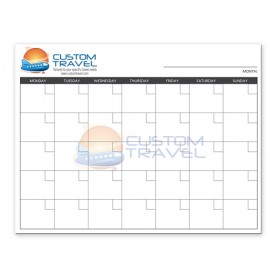 Wall Calendar, Small Dry Erase Custom Imprinted