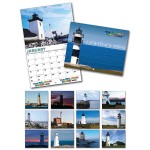 13 Month Custom Appointment Wall Calendar - LIGHTHOUSES Logo Printed