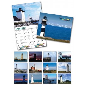 13 Month Custom Appointment Wall Calendar - LIGHTHOUSES Logo Printed  13 Month Custom Appointment Wall Calendar - LIGHTHOUSES Logo Printed