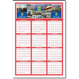 Personalized Custom Page Calendar (with week numbers)