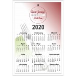 8.5" x 5.5" Year-at-a-Glance Calendars Logo Printed
