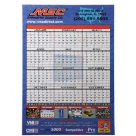 Single Sheet Wall Calendar Logo Printed  Single Sheet Wall Calendar Logo Printed