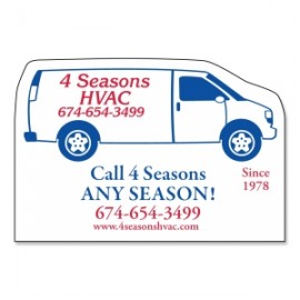 Stick-It! Decal | 3" x 4 1/4" | Van Shape | 1 Month Pad Logo Printed