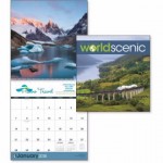 Triumph World Scenic Executive Calendar Custom Imprinted