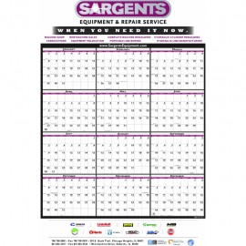 Personalized Vertical Laminated Wall Planner (18" x 24")
