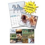 13 Month Custom Appointment Wall Calendar - HORSES Custom Printed