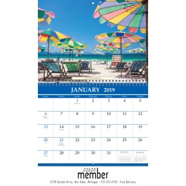 Custom Imprinted Appointment Fine Arts Gallery Wall Calendar