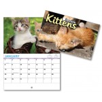 13 Month Mini Custom Photo Appointment Wall Calendar - KITTENS Custom Printed