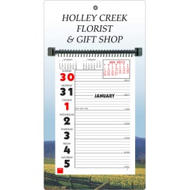 Custom Imprinted Stock Almanac Weekly Memo Wall Calendar - Scenic