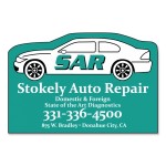 Stick-It! Decal | 3" x 4 1/4" | Car Shape | 1 Month Pad Logo Printed
