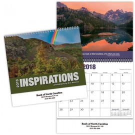 Inspirations Wall Calendar Spiral with Logo