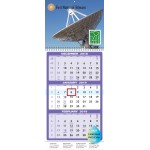 Custom 3-Month Executive Wall Calendar Logo Printed