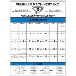 Logo Printed Economy Contractor 12 Sheet Wall Calendar  Logo Printed Economy Contractor 12 Sheet Wall Calendar