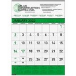 Personalized Contractor 13-Month Calendar w/2 Color Imprint (18"x25")
