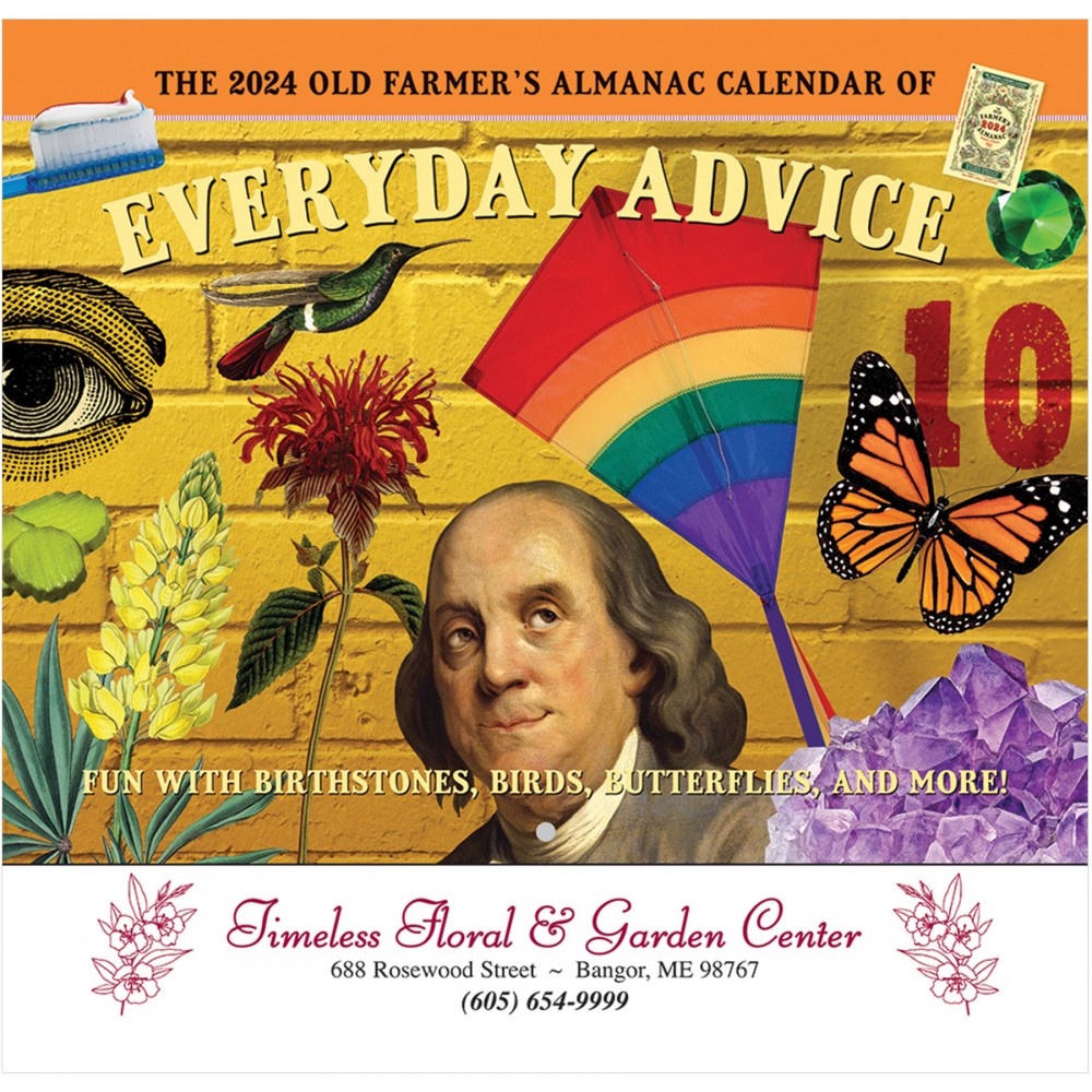 Logo Printed The Old Farmer's Almanac Everyday Advice - Stapled: 2024
