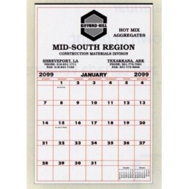 Personalized Contractor's Commercial Wall Calendar - 12 Sheet