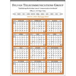 Custom Imprinted Yearly Calendar w/Colored Border (19 " x 26")