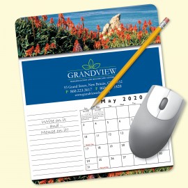 Logo Printed MousePaper Calendar 12 Month 7.25"x8.5" Paper Mouse Pad  Logo Printed MousePaper Calendar 12 Month 7.25"x8.5" Paper Mouse Pad