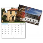 Custom Imprinted 13 Month Mini Custom Photo Appointment Wall Calendar - WELCOME HOME