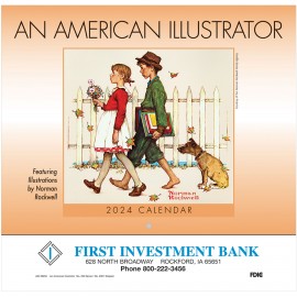 Personalized An American Illustrator Wall Calendar - Stapled: 2024  Personalized An American Illustrator Wall Calendar - Stapled: 2024