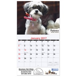 Custom Imprinted Custom 13 Photo Wall Calendar w/Stapled Bound (10 5/8"x18")  Custom Imprinted Custom 13 Photo Wall Calendar w/Stapled Bound (10 5/8"x18")
