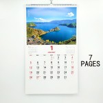 Personalized Year Monthly Wall Calendar 7 Pages