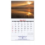 Majestic Outdoors Monthly Wall Calendar w/Coil Bound (10 5/8"x18") Custom Imprinted