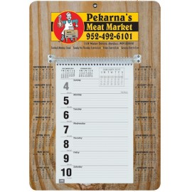 Weekly Wall Calendar w/Monday Start (9"x12") Custom Imprinted