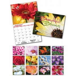 13 Month Custom Appointment Wall Calendar - BEAUTIFUL BLOOMS Custom Printed  13 Month Custom Appointment Wall Calendar - BEAUTIFUL BLOOMS Custom Printed