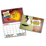 13 Month MINI Custom Photo Appointment Wall Calendar (5.5x8.5) - High Gloss UV Coated Cover Custom Printed
