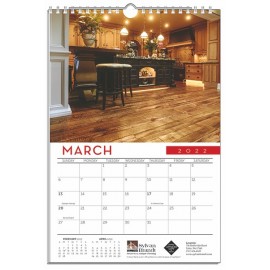 12 Photos Custom Metal Hanger Wall Calendar (11"x17") Custom Imprinted  12 Photos Custom Metal Hanger Wall Calendar (11"x17") Custom Imprinted