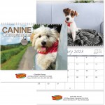 Full Color Canine Companions Spiral Wall Calendar with Logo