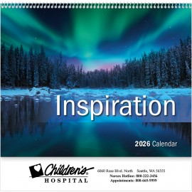 lnspiration Wall Calendar: 2026 Spiral Bound Custom Imprinted